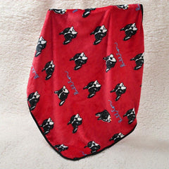 Cartoon Dog Pattern Pet Blanket Breathable Mat for Cats and Dogs