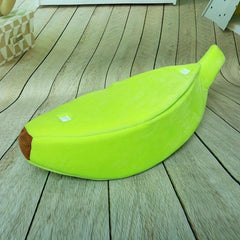 Durable Portable Banana Cat Bed with Dog Cushion