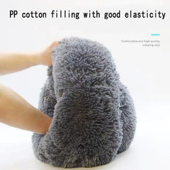 Cozy Donut Cat & Dog Bed Deep Sleep Washable Pet Bed Warm Plush Dog Nest