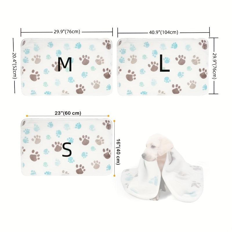 Pet Blanket Dog Cat Mat Coral Fleece Warm Puppy Blanket