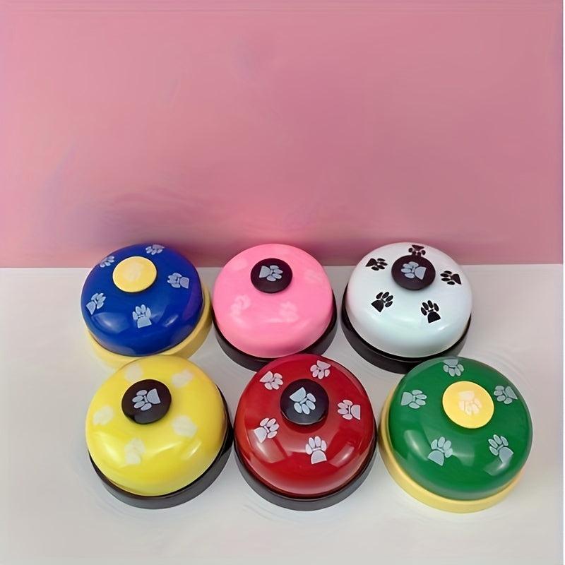 1pc Pet Training Bell Round Cat Bell Cats And Dogs Trainer Random