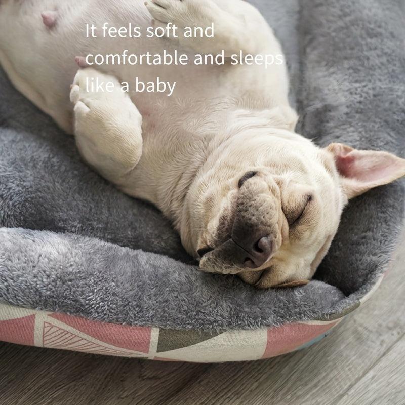 Cozy Indoor Dog & Cat Bed for Year-Round Comfort