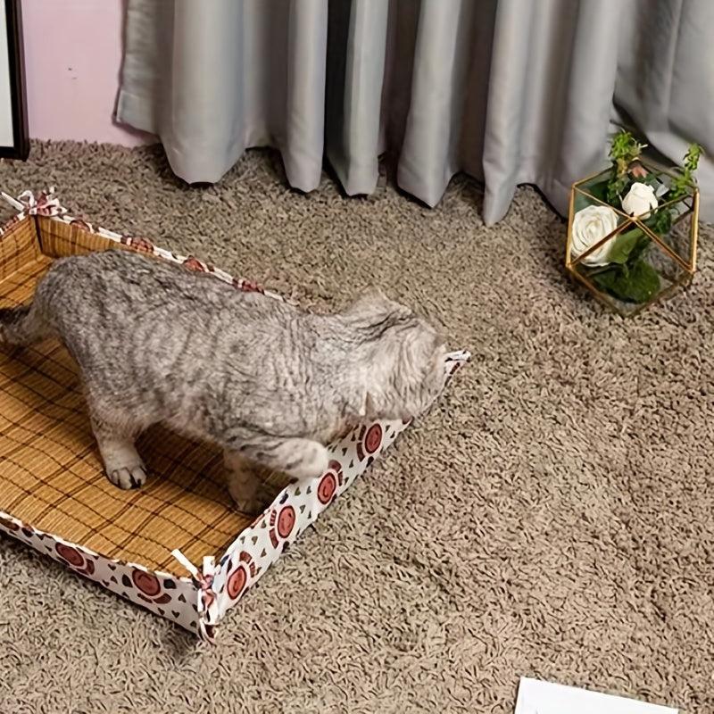 Waterproof Cartoon Dog Bed Cats Summer Mat