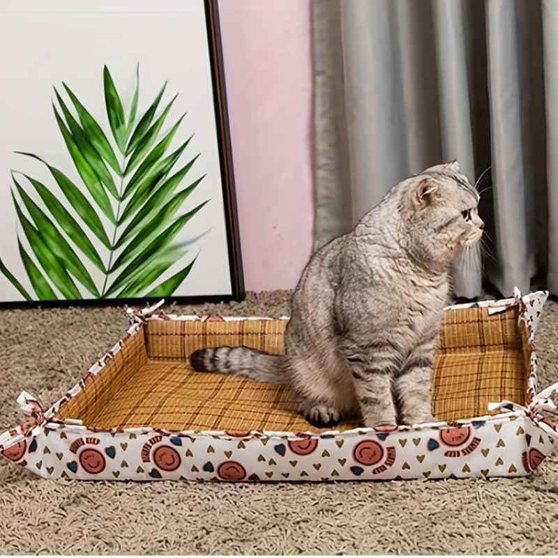 Waterproof Cartoon Dog Bed Cats Summer Mat