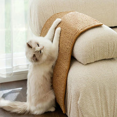 Sisal Cat Scratcher Sofa Mats Furniture Protector Pad
