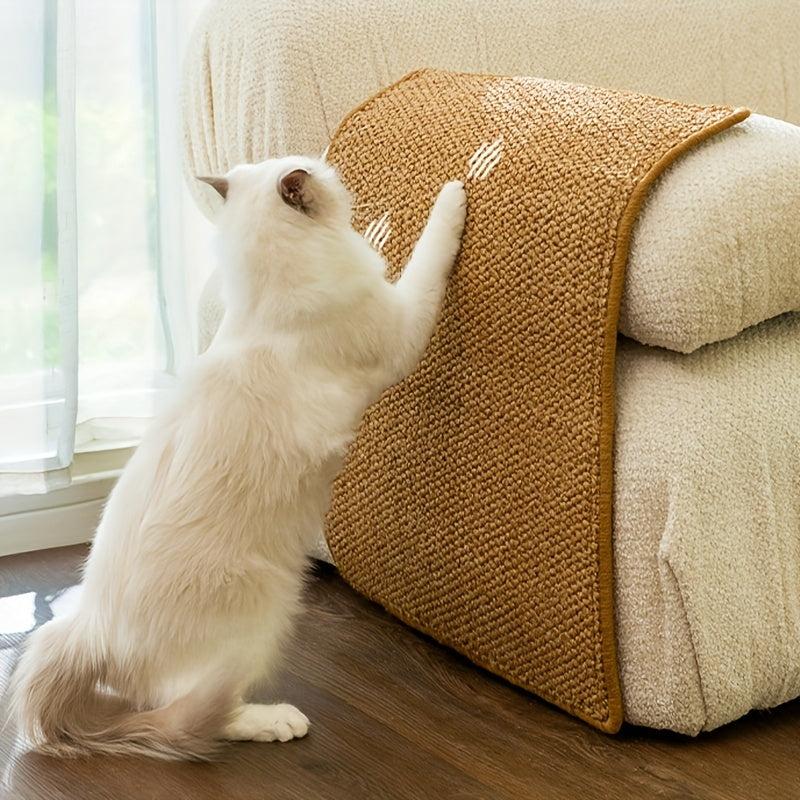 Sisal Cat Scratcher Sofa Mats Furniture Protector Pad