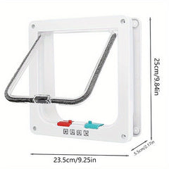 Double Door Pet Access Small Door Two way Entrance And Exit Hole Acrylic Board