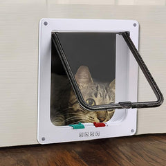 Double Door Pet Access Small Door Two way Entrance And Exit Hole Acrylic Board