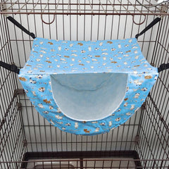 Double Layer Cat Cage Hammock Cozy Pet Hanging Bed