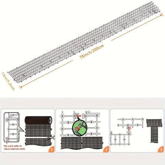 5ft Cat Scat Mat With Spikes Prickle Strips Stop Digging Outdoor Deterrent