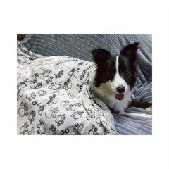 Soft Flannel Fleece Dog Blanket for Small and Medium Pets
