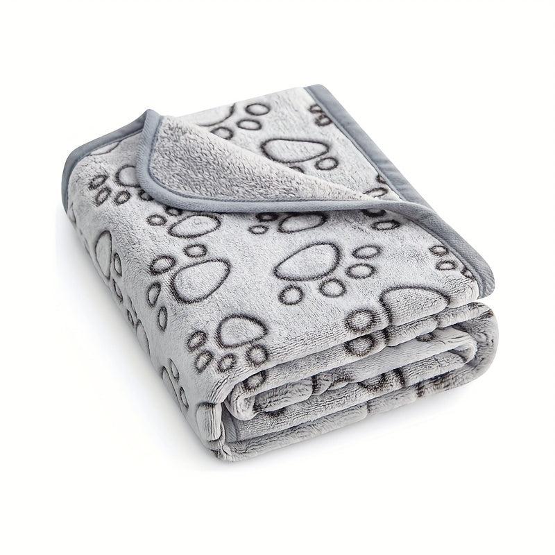 Soft Flannel Fleece Dog Blanket for Small and Medium Pets