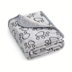 Soft Flannel Fleece Dog Blanket for Small and Medium Pets