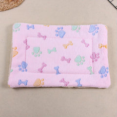 Dog Paw Pattern Pet Nest Mat Four Seasons Universal Cat And Dog Floor Mat