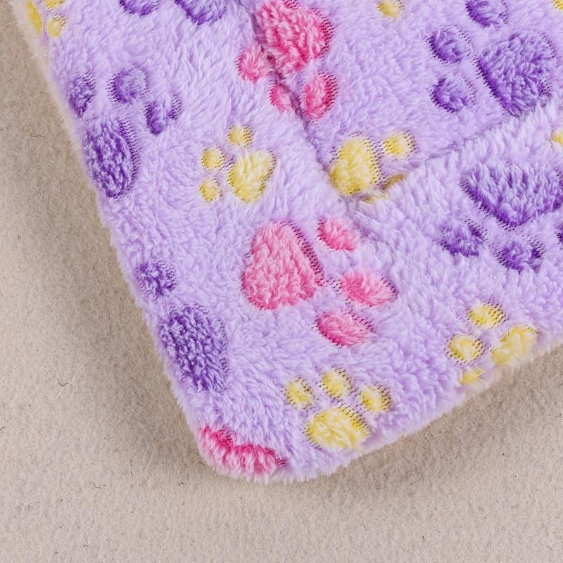 Dog Paw Pattern Pet Nest Mat Four Seasons Universal Cat And Dog Floor Mat