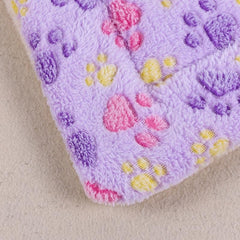 Dog Paw Pattern Pet Nest Mat Four Seasons Universal Cat And Dog Floor Mat