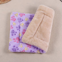 Dog Paw Pattern Pet Nest Mat Four Seasons Universal Cat And Dog Floor Mat