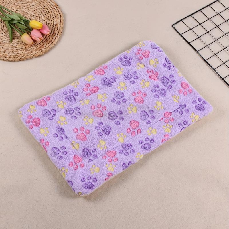 Dog Paw Pattern Pet Nest Mat Four Seasons Universal Cat And Dog Floor Mat
