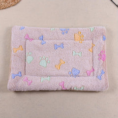 Dog Paw Pattern Pet Nest Mat Four Seasons Universal Cat And Dog Floor Mat