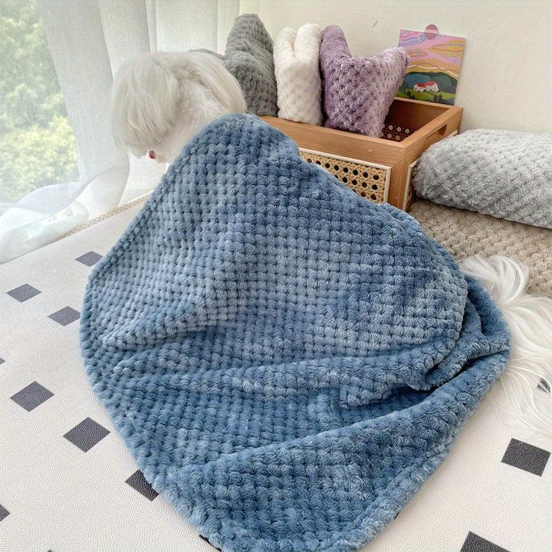 Warm Pet Blanket for Winter Season, Dog and Cat Bed Mat
