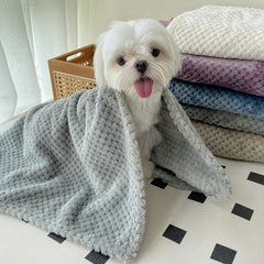 Warm Pet Blanket for Winter Season, Dog and Cat Bed Mat