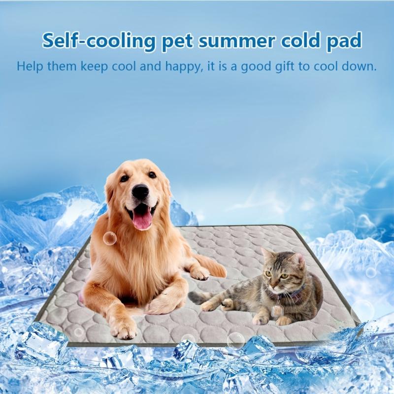 Summer Pet Mat Dog Pillow Ice Silk Pad For Dogs And Cats Sofa Cushion