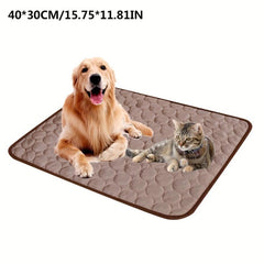 Summer Pet Mat Dog Pillow Ice Silk Pad For Dogs And Cats Sofa Cushion