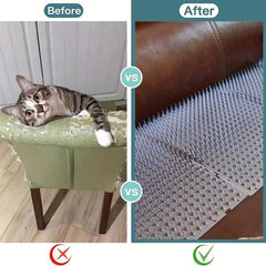 8pcs Plastic Cat Repellent Mat Anti Cat Scratch Mat Indoor Outdoor