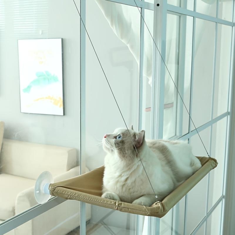 Cat Hammock with Suction Cups for Window Perching