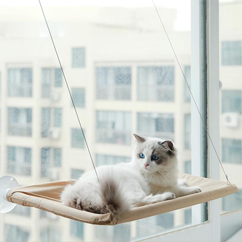 Cat Hammock with Suction Cups for Window Perching