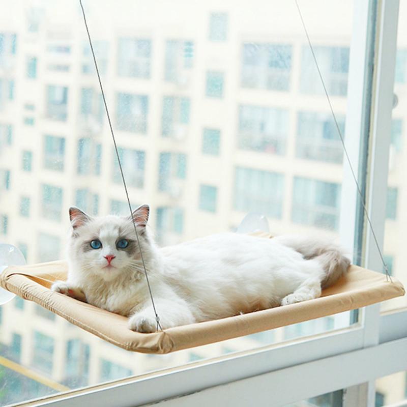 Cat Hammock with Suction Cups for Window Perching