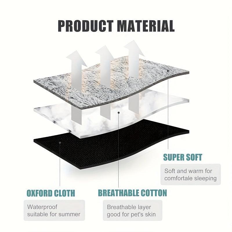 Self Warming Cat Dog Bed Mat Extra Warm Thermal Pet Pad Indoor Outdoor