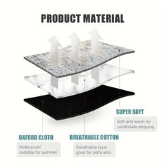Self Warming Cat Dog Bed Mat Extra Warm Thermal Pet Pad Indoor Outdoor
