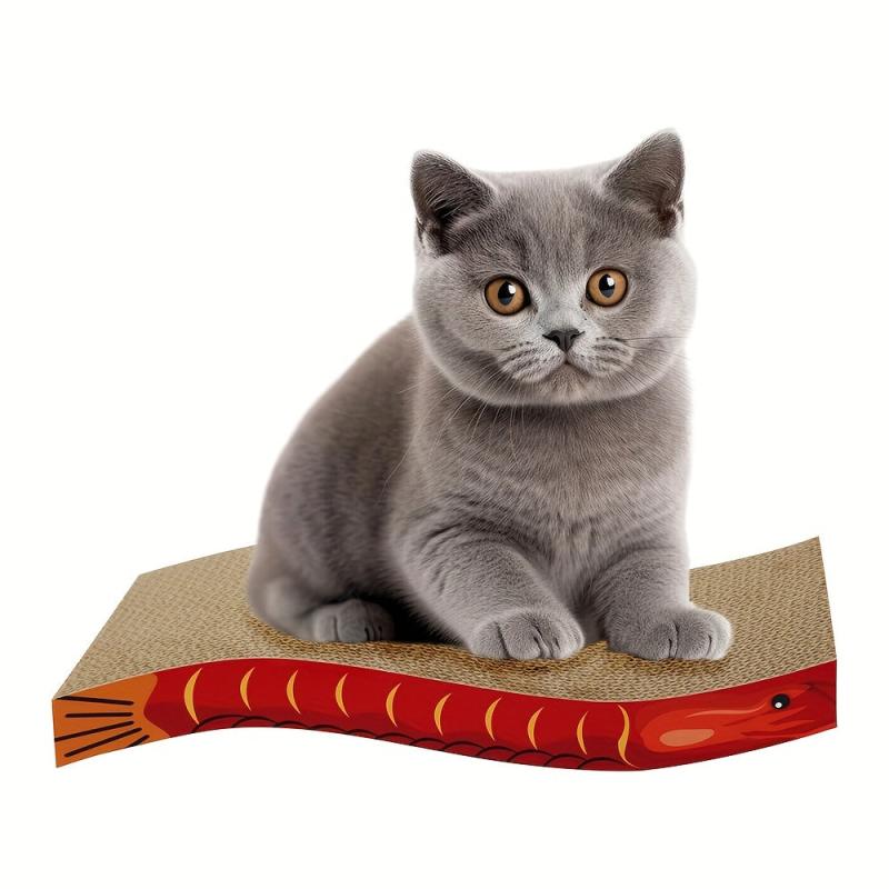 Love Wave Cat Scratching Board Cat Scratcher Corrugated Paper Cat Scratching