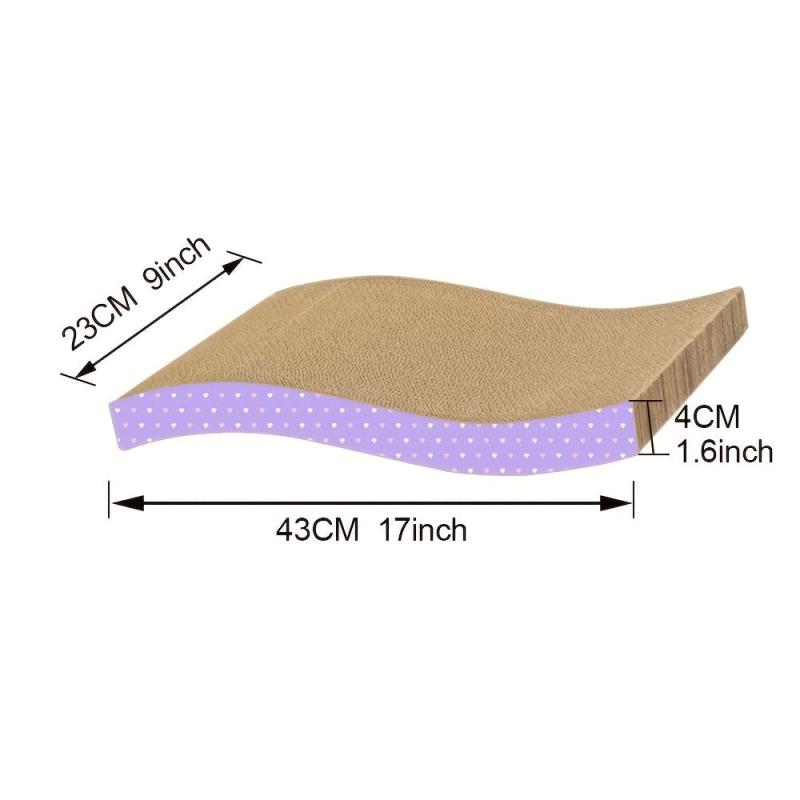Love Wave Cat Scratching Board Cat Scratcher Corrugated Paper Cat Scratching