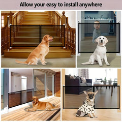 Pet Door Net Fence Stair Folding Mesh Fence For Dogs Pets Supplies