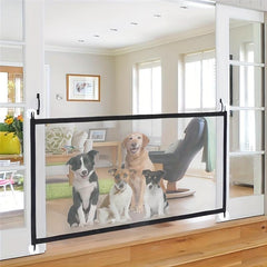 Pet Door Net Fence Stair Folding Mesh Fence For Dogs Pets Supplies