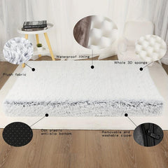 Orthopedic Calming Pet Bed for Dogs Cats Soft Cushion Small Medium Large Breeds