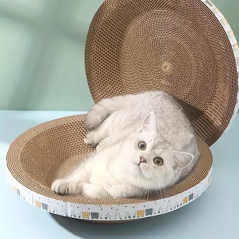 Durable Cardboard Cat Scratcher Lounge Bed