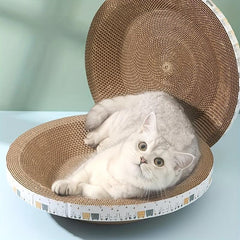 Durable Cardboard Cat Scratcher Lounge Bed