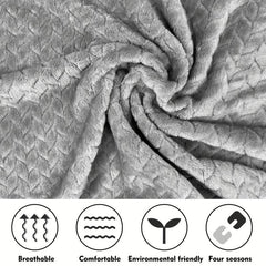 Soft Pet Throw Blanket Warm Dog Bed Mat for Indoor Cats/Dogs