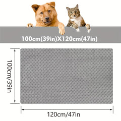 Soft Pet Throw Blanket Warm Dog Bed Mat for Indoor Cats/Dogs
