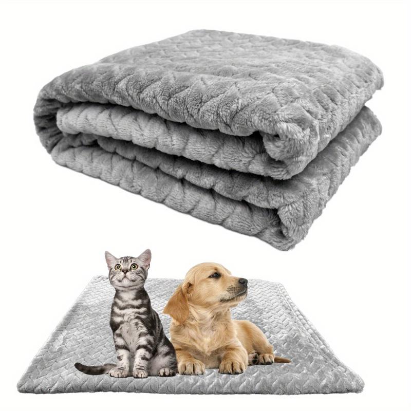 Soft Pet Throw Blanket Warm Dog Bed Mat for Indoor Cats/Dogs