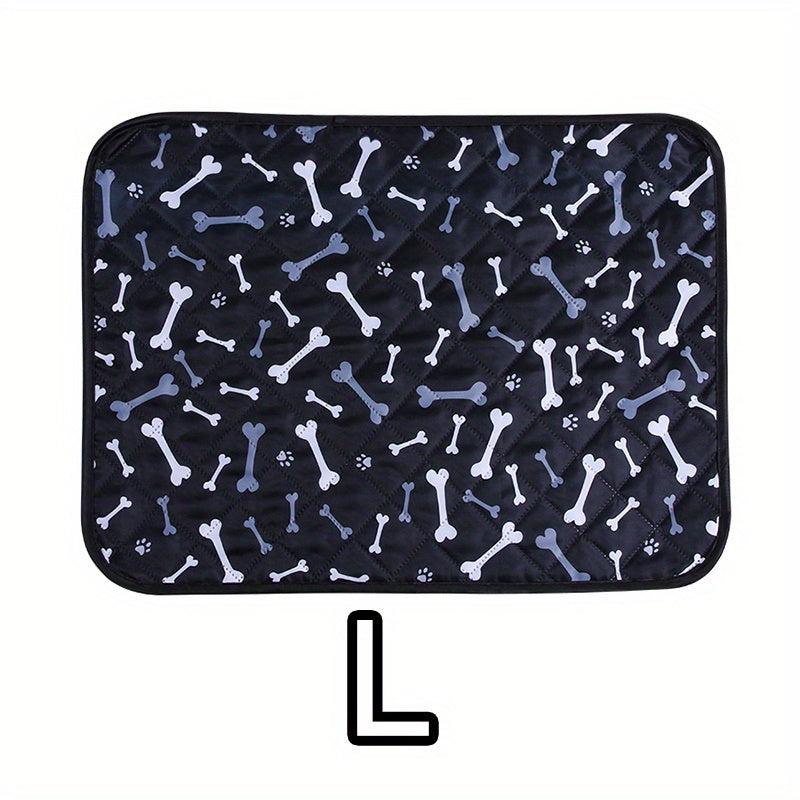Cartoon Print Cat Bed Mat - Breathable & Wear-Resistant