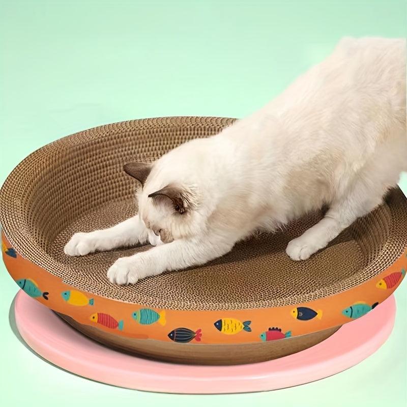 Durable Cat Scratching Pad Corrugated Paper Bowl Shaped