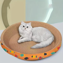 Durable Cat Scratching Pad Corrugated Paper Bowl Shaped