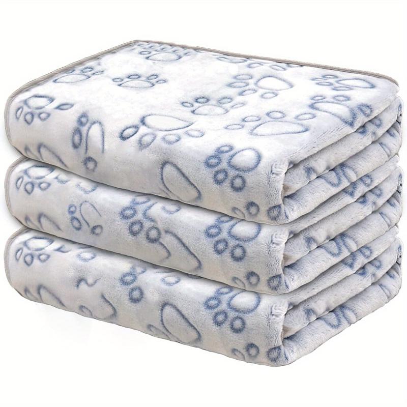 Soft Fleece Dog Blanket Fluffy Pet Blanket Warm Sleep Mat