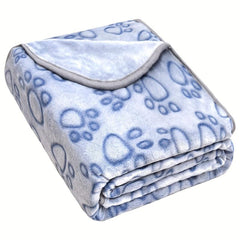 Soft Fleece Dog Blanket Fluffy Pet Blanket Warm Sleep Mat