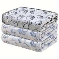 Soft Fleece Dog Blanket Fluffy Pet Blanket Warm Sleep Mat