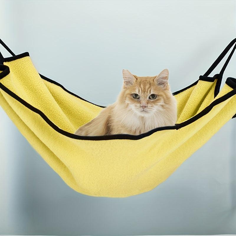 Soft Cat Hammock Bed Swing Kitty Resting Spot Durable Pet House Toy